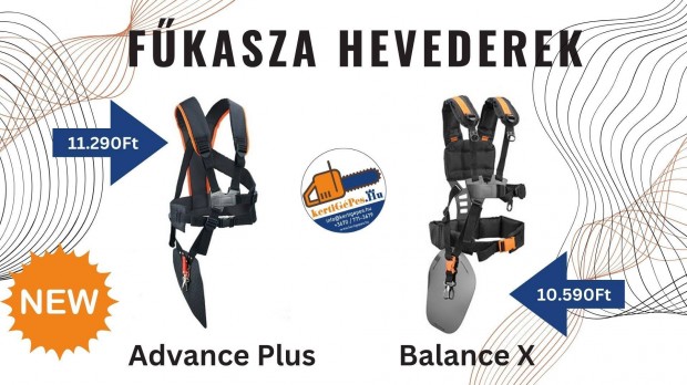 Fkasza hevederek Advance Plus s Balance X Stihl Husqvarna