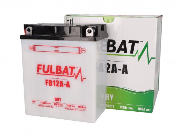 Fulbat FB12A-A DRY szraz akkumultor + savcsomag