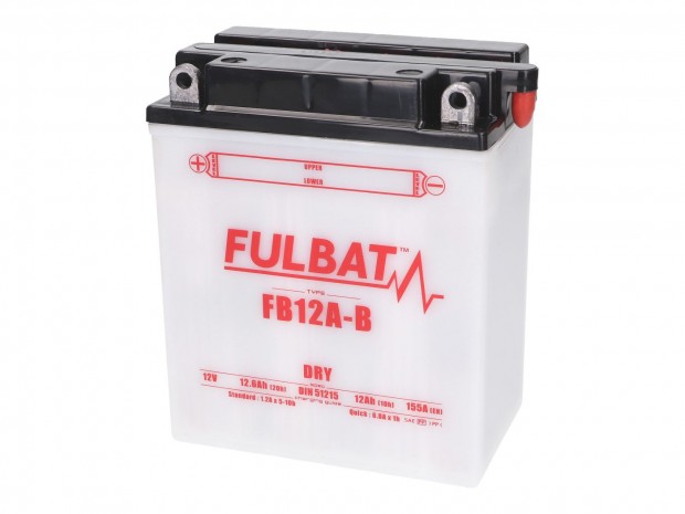 Fulbat FB12A-B DRY szraz akkumultor + savcsomag