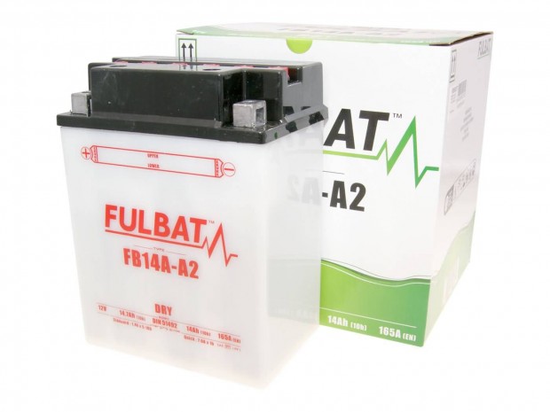 Fulbat FB14A-A2 DRY szraz akkumultor + savcsomag