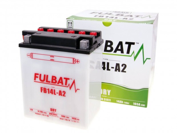 Fulbat FB14L-A2 DRY szraz akkumultor + savcsomag