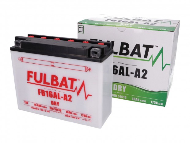 Fulbat FB16AL-A2 DRY szraz akkumultor + savcsomag