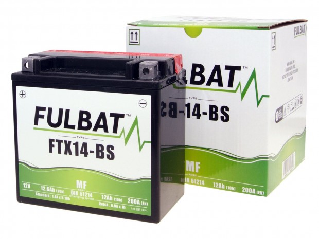 Fulbat FTX14-BS MF gondozsmentes akkumultor