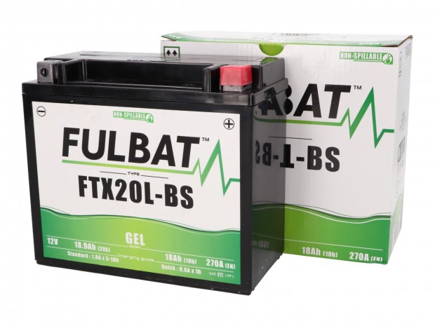 Fulbat FTX20L-BS GEL zsels akkumultor