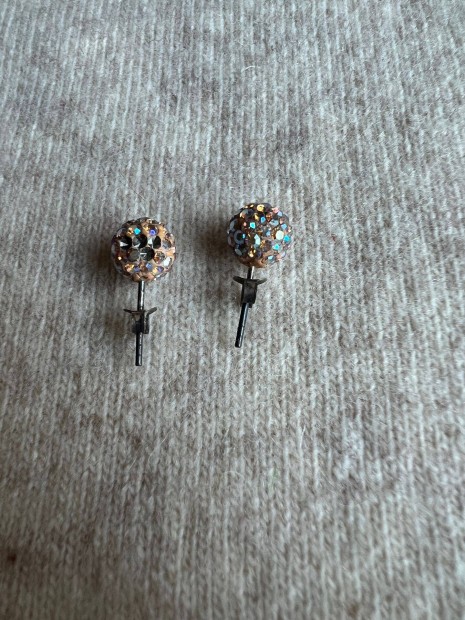 F�lbeval� - Swarovski k�ves ez�st g�mb, pezsg�