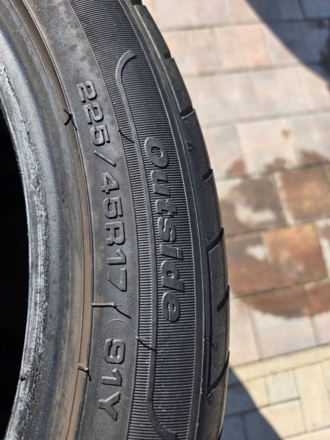 Fulda 225/45r17 nyári gumi garnitúra