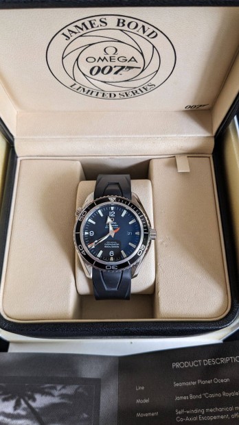 Full SET Omega Seamaster Planet Ocean Casino Royale 45,5mm