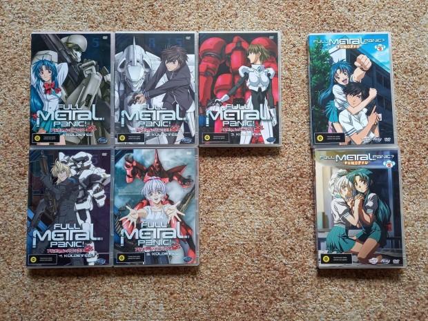 Fullmetal Panic! 1-5 + Fullmetal Panic? Fumoffu 1-2 DVD