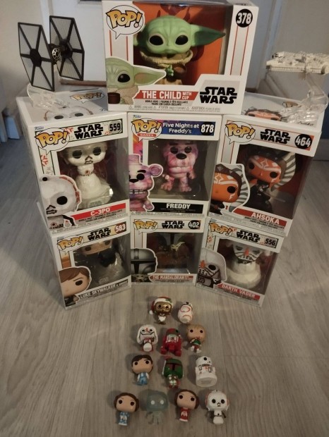 Funko POP Star Wars figurk 7 db + egyb aprsgok