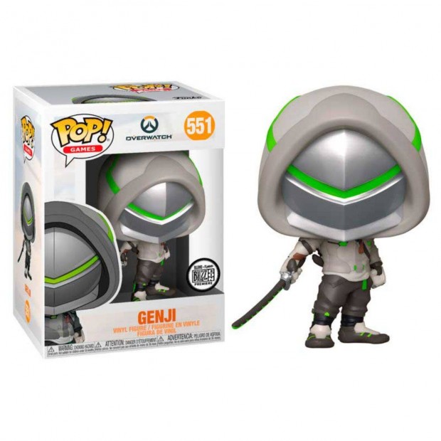 Funko POP! 551 Genji, játékfigura ablakos dobozban, használt