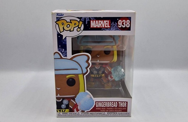 Funko POP! 938 Gingerbread Thor, játékfigura, használt