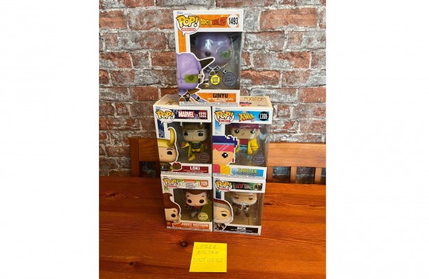 Funko POP - Loki, Napsugr, Jimmy Neutron, Ginyu, Nick