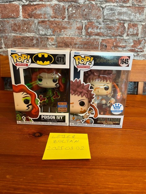 Funko POP - Poison Ivy, Yuji Itadori