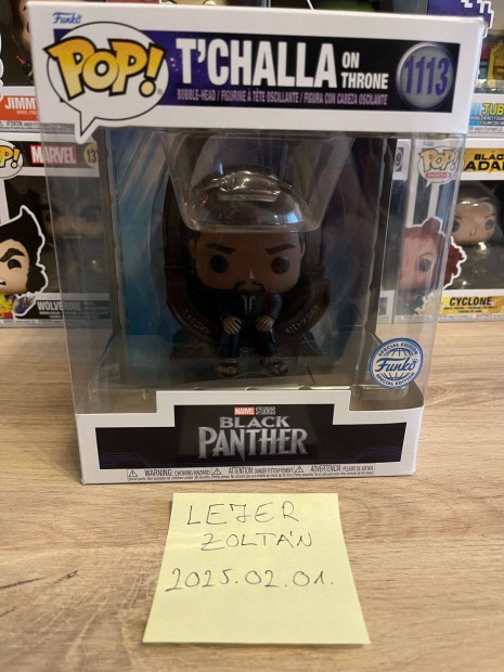 Funko POP - T'Challa a trnon 1113 (Black Panther) Special Edition