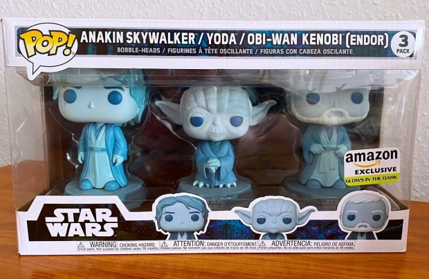 Funko Pop Star Wars - Force Ghost - Anakin, Yoda, Obi-Wan figura