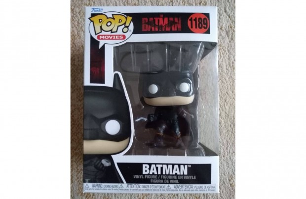 Funko Pop! DC Heroes The Batman 1189 Robert Pattinson szuperhs figura