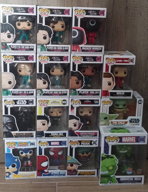 Funko Pop gyjtemny(hibtlan)