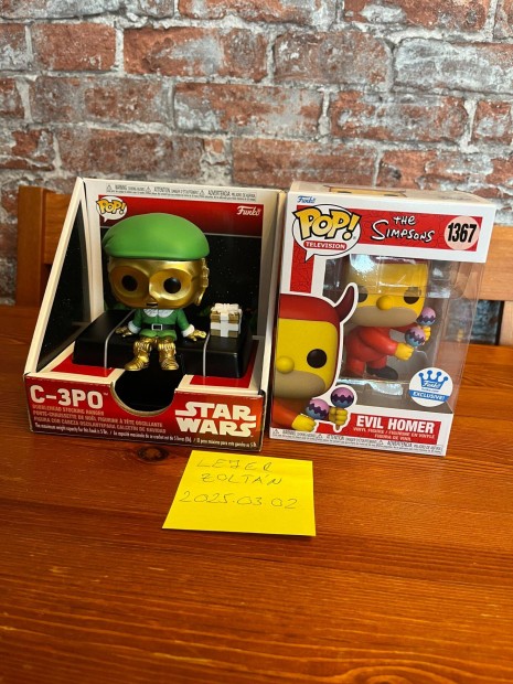 Funko - Evil Homer, C-3PO karcsonyi kiads