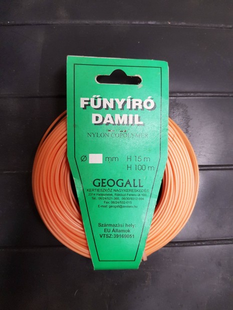 Fnyr damil 15 m 1.5 mm