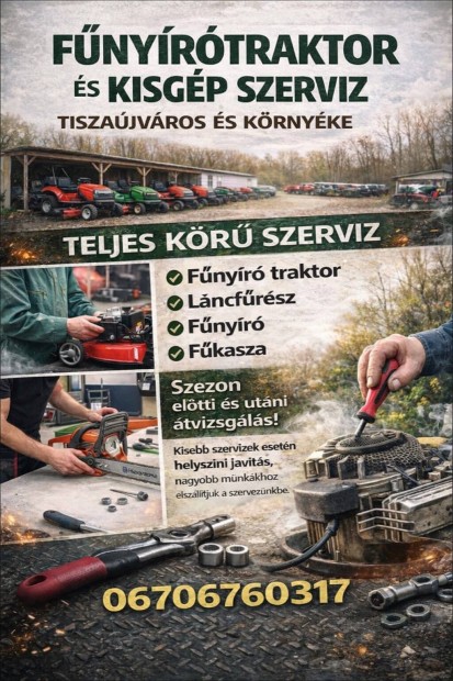 F�ny�r� traktor �s kis g�p szerviz!