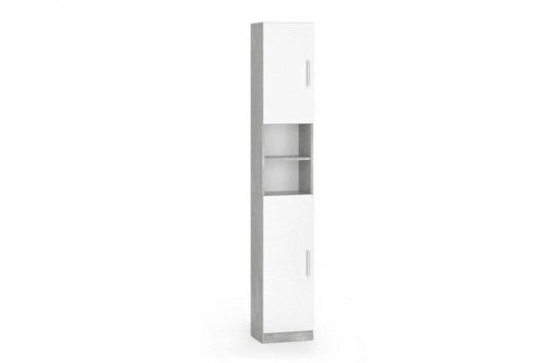 Frdszoba szekrny, beton / fehr, 190 cm,Vicco Luis, j