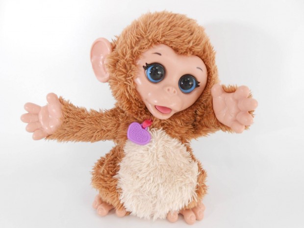 Furreal Friends Baby Cuddles My Giggly Monkey interaktv majom