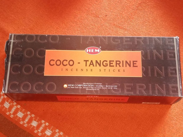 Fstl, HEM Coco Tangerine (Kkusz-Mandarin), 20 szl