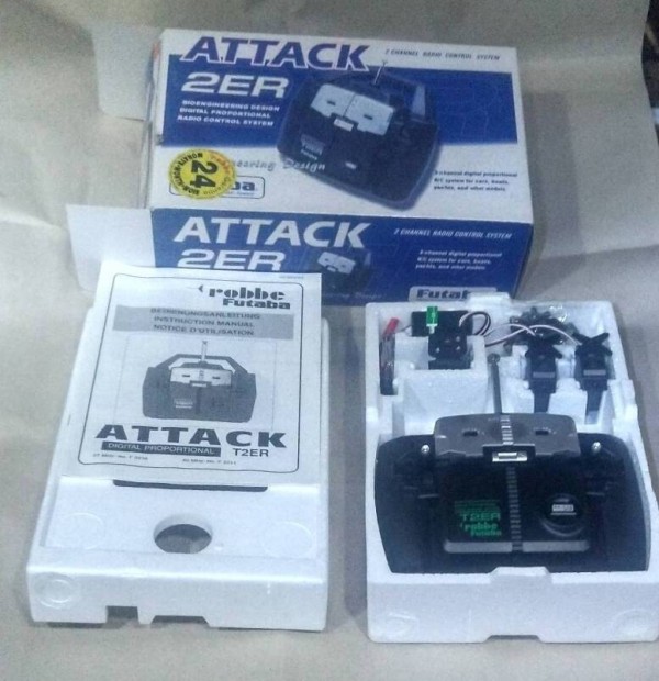 Futaba Attack 2ER-AM40 vadonat j rc tvszett 01.