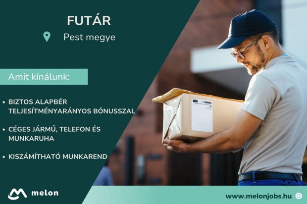 Futár álláslehetőség