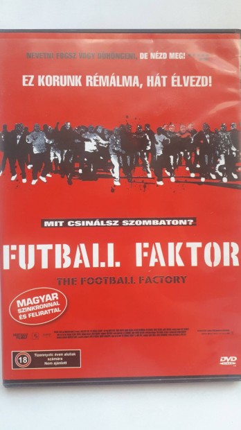 Futball faktor (The Football Factory) DVD (posta 510 Ft)