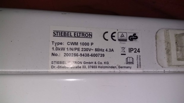 Fűtőtest Stiebel Eltron CWM 1000P