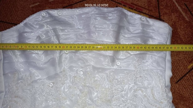 Fzs organza menyasszonyi ruha