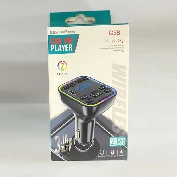 G38 Fm Transmitter Kihangosító MP3 Lejátszó