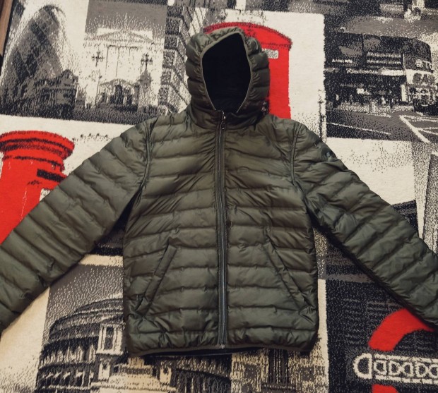 GAS Jeans frfi pufi dzseki kabt frfi khaki zld 