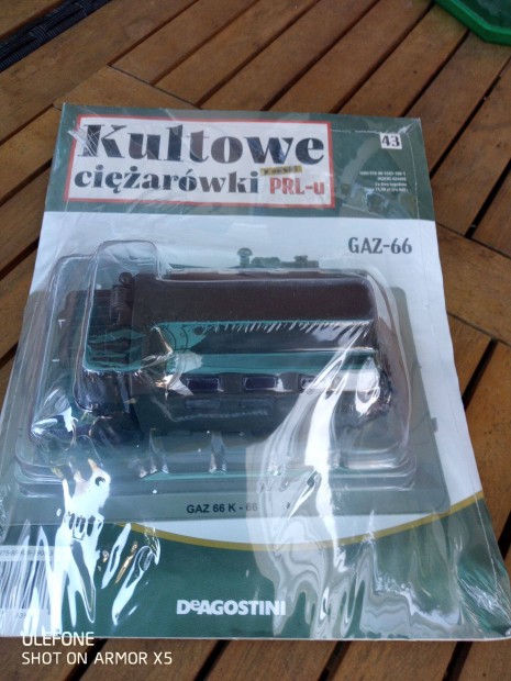 GAZ 66 Deagostini 1/43 Új!!! Bontatlan!!!