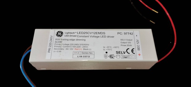 GE Lightech LED driver 12V 25W (220-240V)