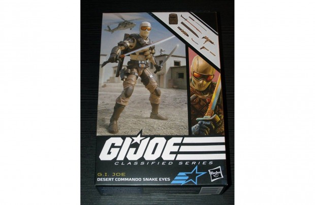 GI Joe Classified 15 cm (6 inch) Desert Commando Snake Eyes figura