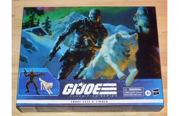 GI Joe Classified 15 cm (6 inch) Snake Eyes & Timber Wolf (v2) figura