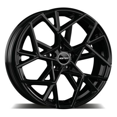 GMP Cartesio Fényes fekete 8X19 5X112 ET43 CB66,5 | alufelni |