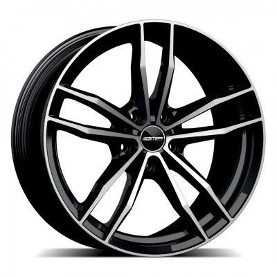 GMP SWAN Fekete Diamond 8,5X20 5X114,3 ET35 CB64,1 | alufelni |