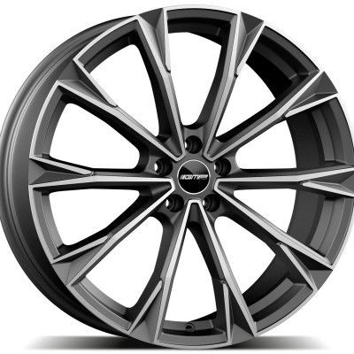 GMP TOTALE Matt Antracit Diamond 10,5X21 5X112 ET19 CB66,6 | alufelni