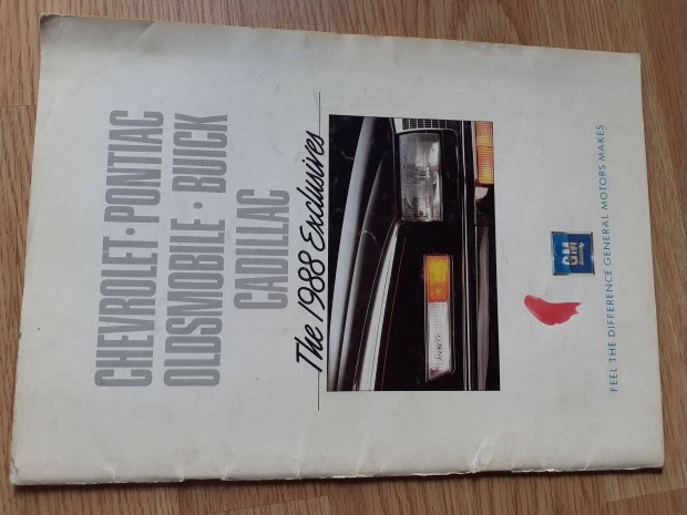 GM 1988 Szemlyaut Program prospektus - angol nyelv