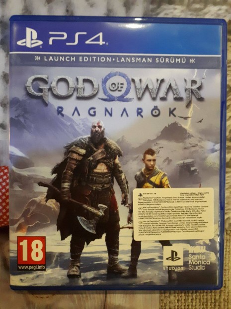 GOD OF WAR Ragnarok (magyar!) ps4-PS5 jtk elad-csere "