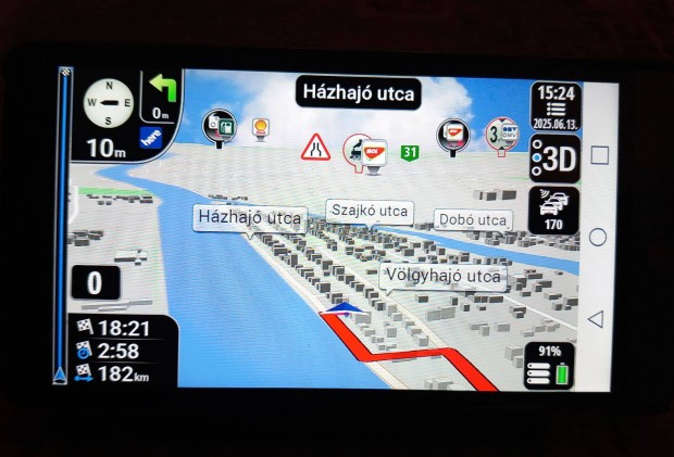 GPS friss térképekkel Igo.val