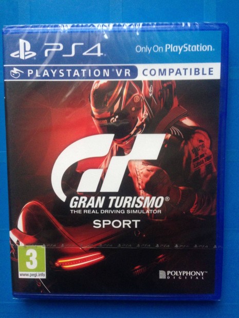 GRAN Turismo Sport (vr is!) ps4-PS5 jtk elad-csere "