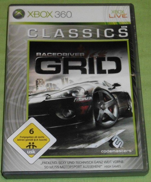 GRID 1. (Race Driver GRID) (auts) Gyri Xbox 360 Jtk akr flron