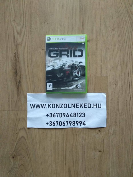 GRID Race Driver eredeti Xbox 360 jtk