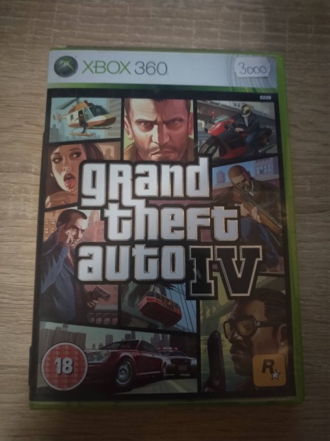 GTA 4 eredeti Xbox 360 jtk 