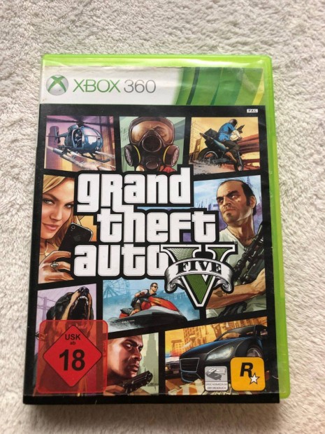 GTA 5 Grand Theft Auto V Xbox 360 jtk