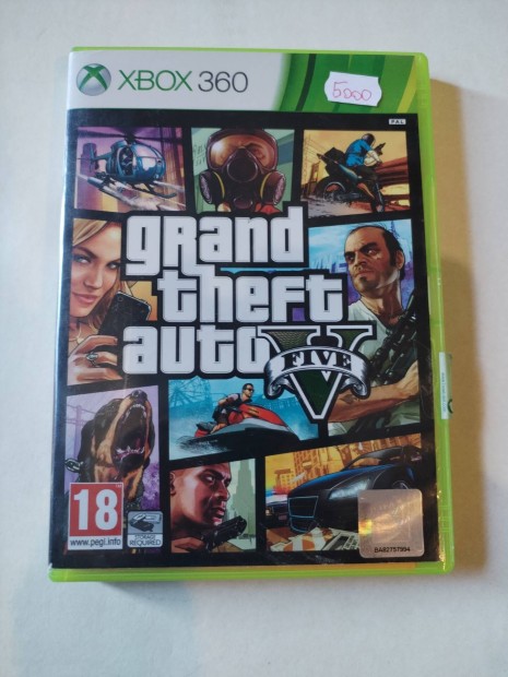 GTA 5 Xbox 360 jtk 2 lemezes